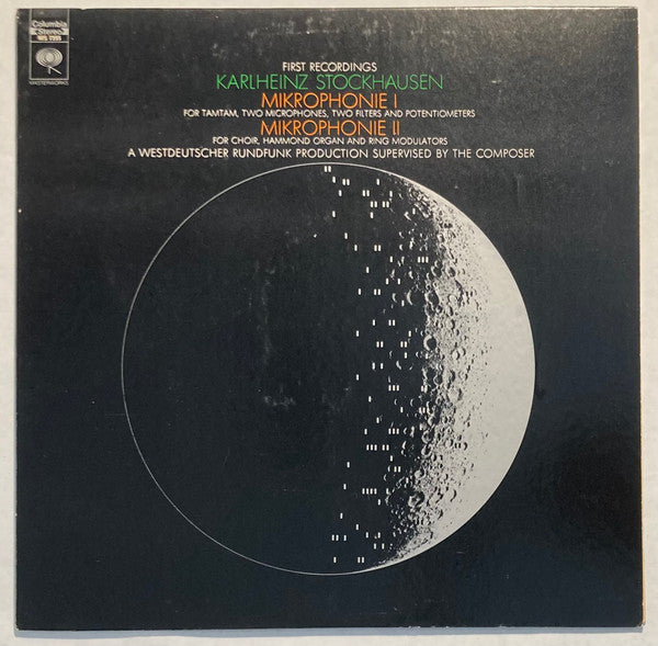 Karlheinz Stockhausen - Mikrophone I, II LP