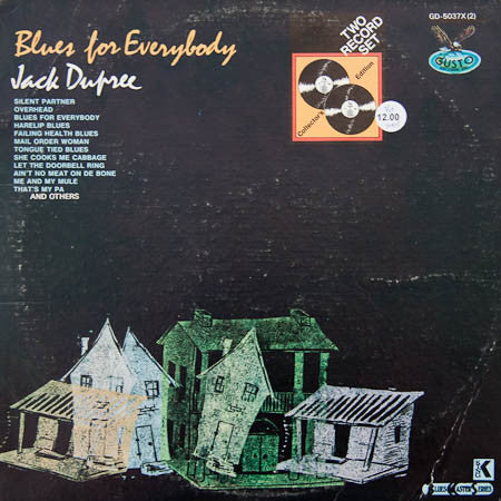 Jack Dupree - Blues For Everybody 2LP
