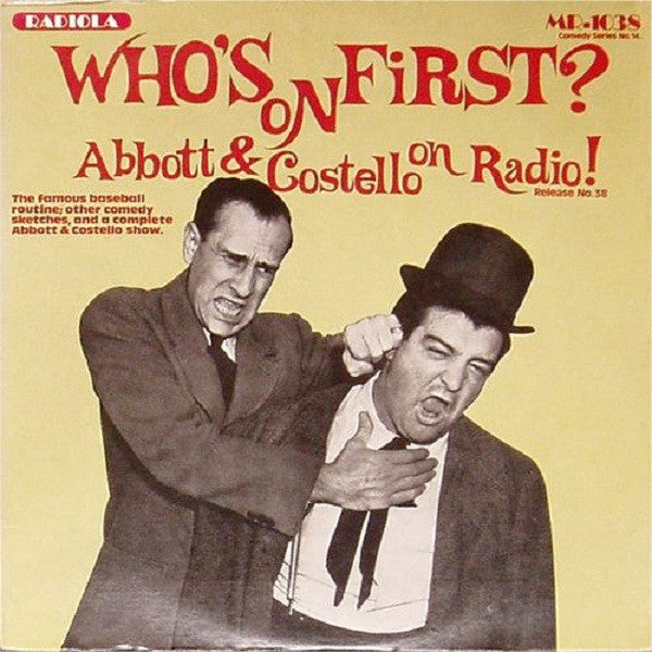 Abbott & Costello – Who's On First? LP