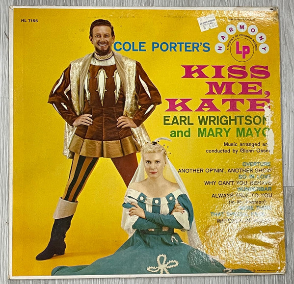 Earl Wrightson, Mary Mayo, Glenn Osser – Kiss Me, Kate (Mono) LP