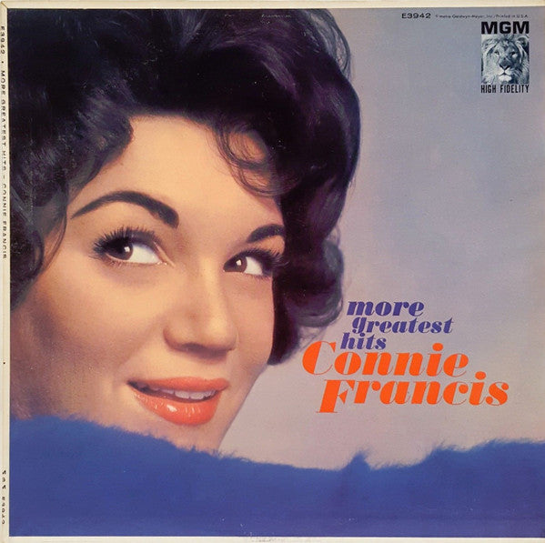 Connie Francis – More Greatest Hits LP