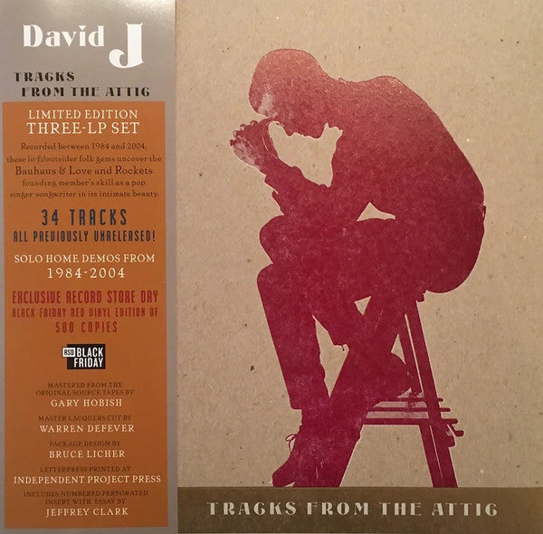 David J – Tracks From The Attic (Red vinyl) 3LP