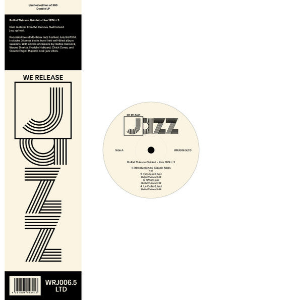 Boillat Therace Quintet – Live 1974 + 3 2LP