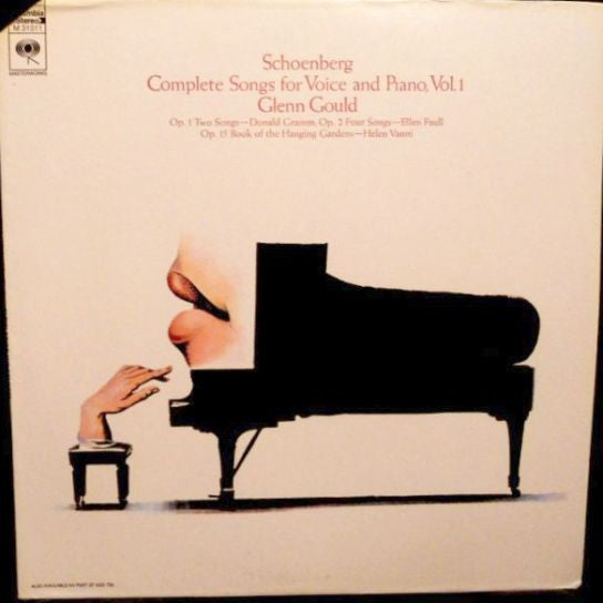 Schoenberg / Glenn Gould - Complete Songs For Voice And Piano, Vol. 1 LP