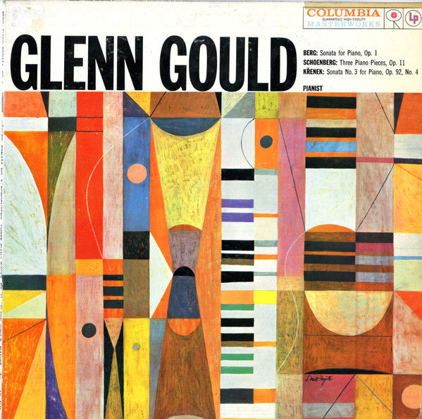 Glenn Gould - Sonata For Piano, Op. 1 / Sonata No. 3 For Piano LP