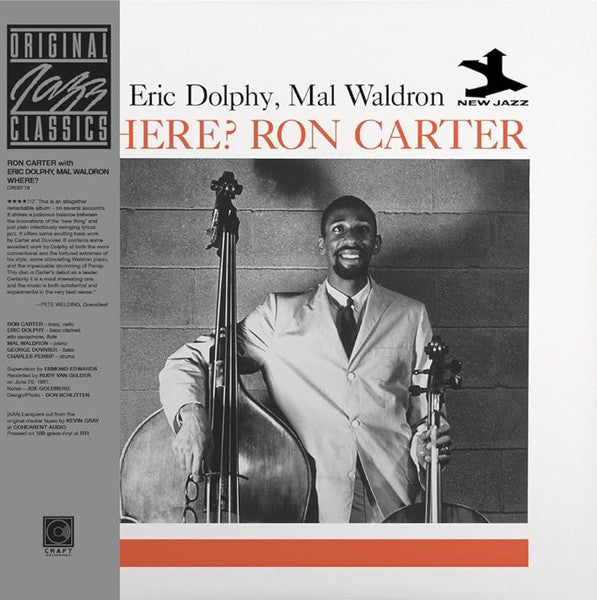 Ron Carter With Eric Dolphy, Mal Waldron – Where? LP