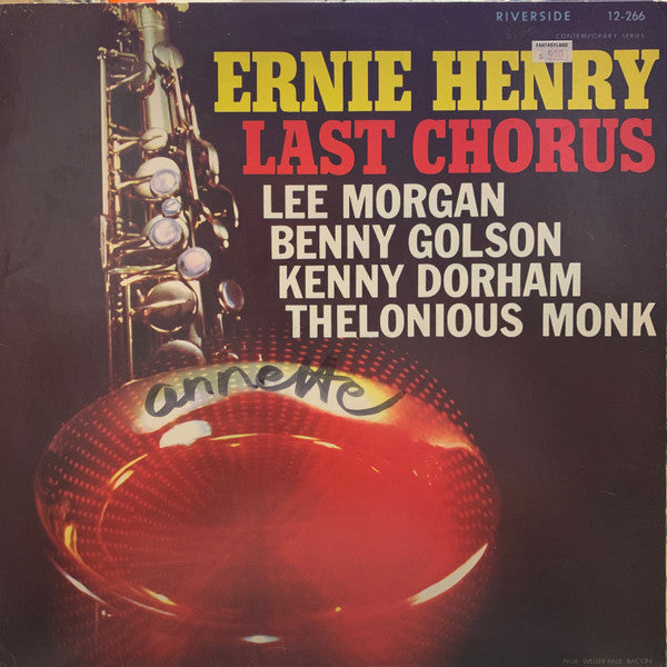 Ernie Henry – Last Chorus LP