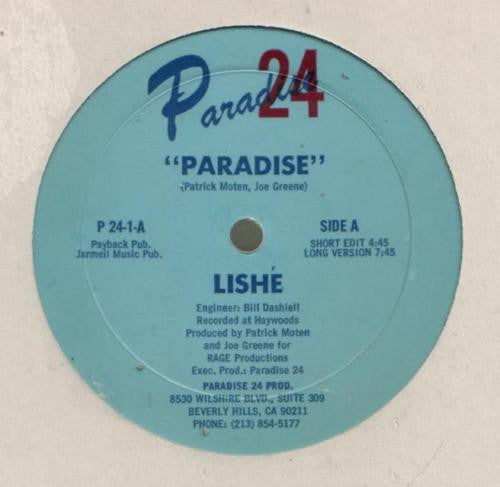 Lishe - Paradise 12"