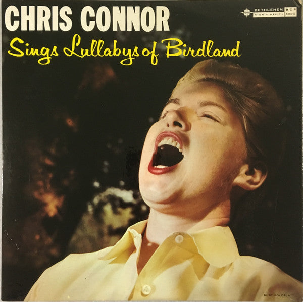 Chris Connor – Sings Lullabys Of Birdland LP
