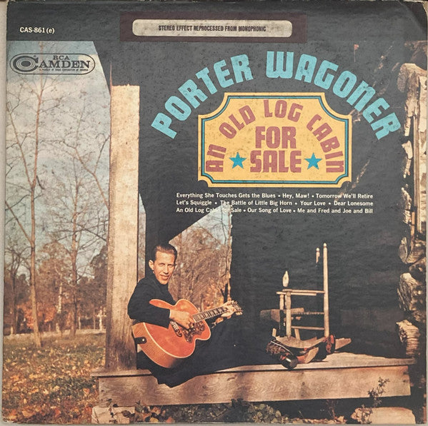 Porter Wagoner – An Old Log Cabin For Sale LP