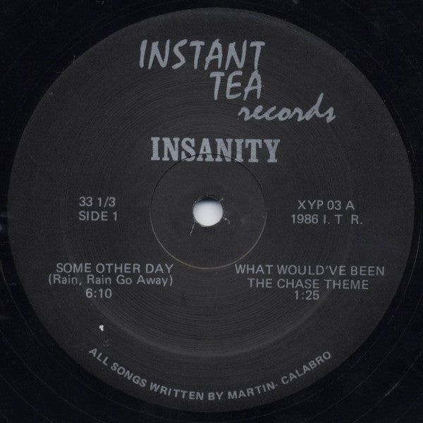 Insanity - Sountrac W/O A Movie LP