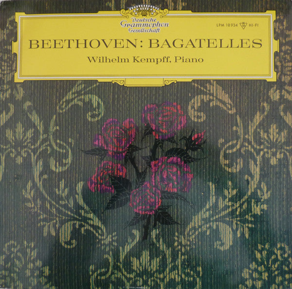 Beethoven, Wilhelm Kempff – Bagatelles LP