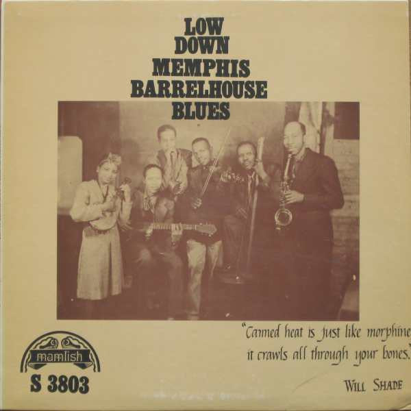 Various – Low Down Memphis Barrelhouse Blues LP