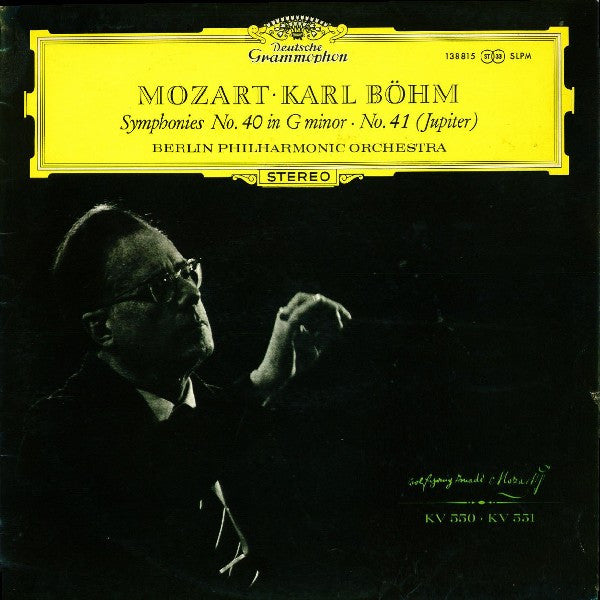 Mozart / Karl Kohm - Symphonien Nr. 40 g-moll / Nr. 41 Jupiter LP