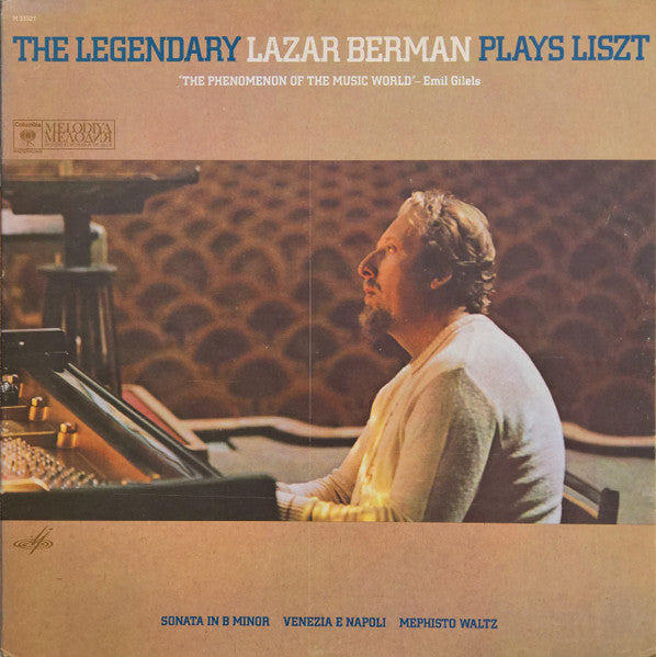 Liszt / Lazar Berman – The Legendary Lazar Berman Plays Liszt LP