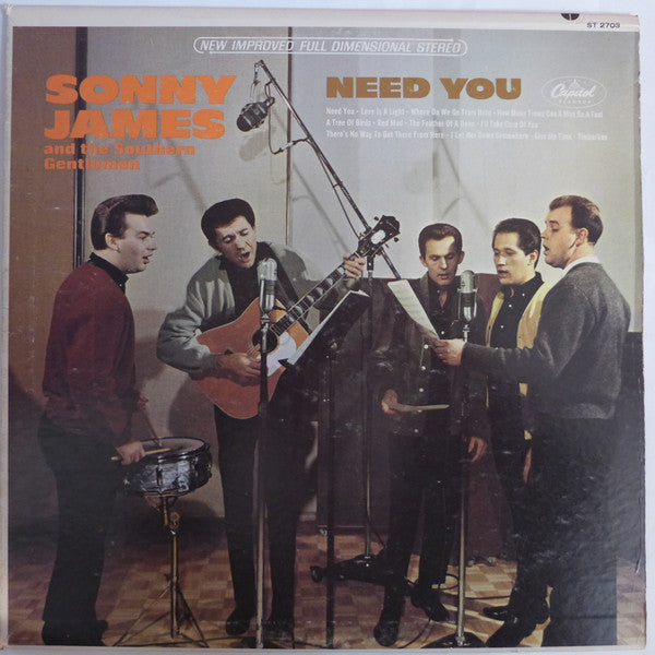 Sonny James And The Southern Gentlemen – Need You LP