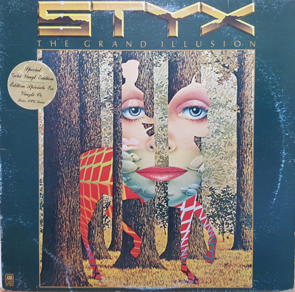 Styx - The Grand Illusion (Gold vinyl, Canada pressing) LP