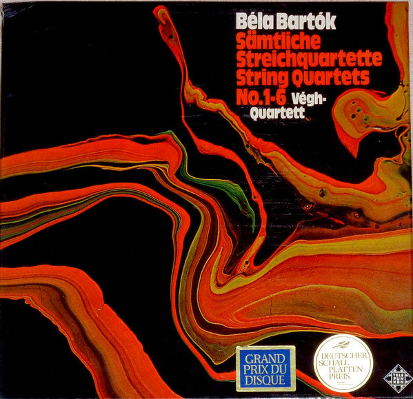 Béla Bartók / Végh-Quartett* – Sämtliche Streichquartette - String Quartets No. 1-6