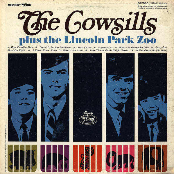 The Cowsills Plus The Lincoln Park Zoo – The Cowsills Plus The Lincoln Park Zoo LP