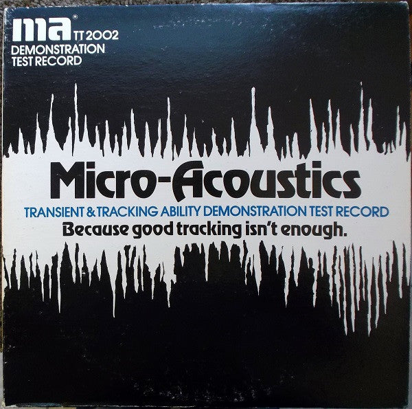 Micro-Acoustics TT 2002 Transient & Tracking Ability Stereo Demonstration Record LP