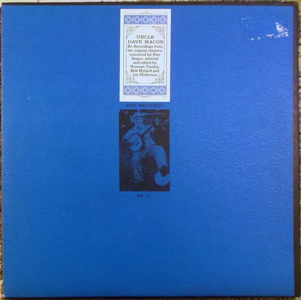 Uncle Dave Macon – Uncle Dave Macon (Alt Cover Blue) LP
