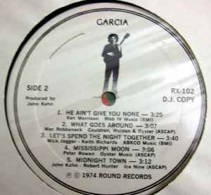 Jerry Garcia – Compliments Of Garcia LP