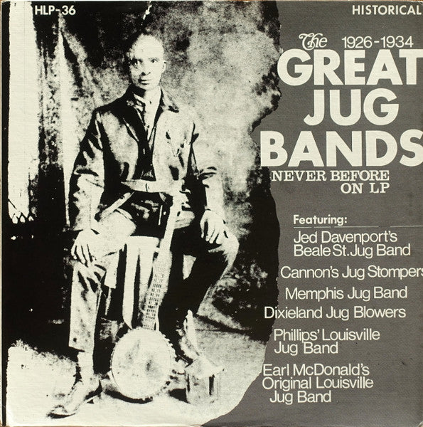 Various – The Great Jug Bands 1926-1934 LP