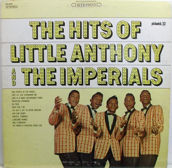Little Anthony & The Imperials – The Hits Of Little Anthony And The Imperials LP