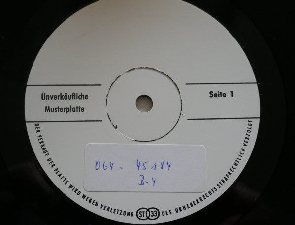 Triumvirat - Decisions, Decisions (Test press of À La Carte) LP