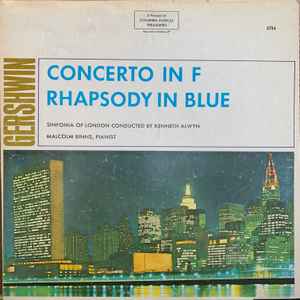 Gershwin / Sinfonia Of London - Concerto In F / Rhapsody In Blue LP
