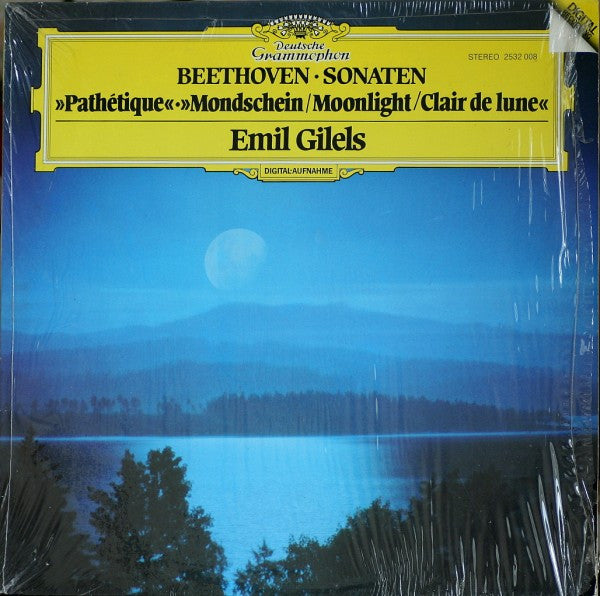 Beethoven / Emil Gilels - Sonaten »Pathétique« / «Mondschein = Moonlight = Clair De Lune« LP