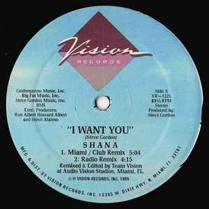 Shana – I Want You 12"