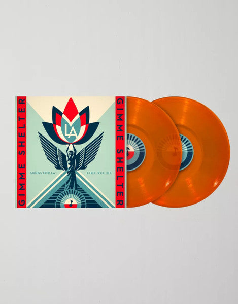 Various – Gimme Shelter: Songs For LA Fire Relief (Translucent Orange Vinyl) LP