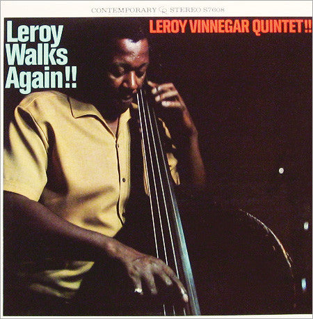 Leroy Vinegar Quintet - Leroy Walks Again LP