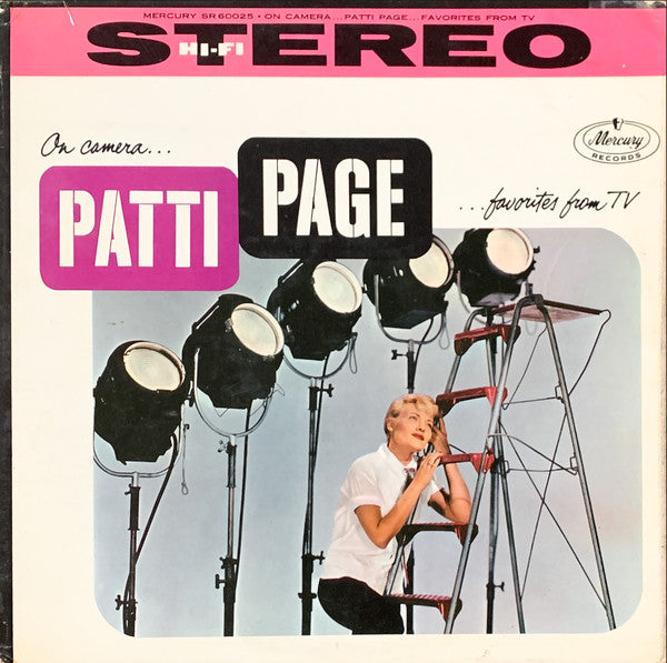 Patti Page – On Camera…Patti Page…Favorites From TV LP