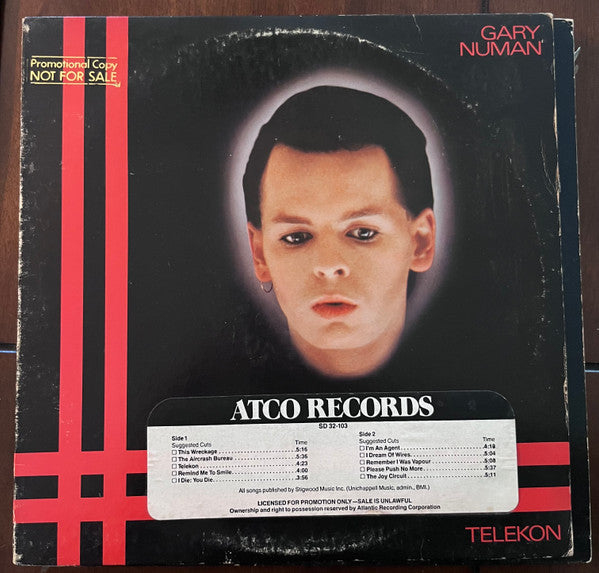 Gary Numan – Telekon (Promo, Reissue) LP