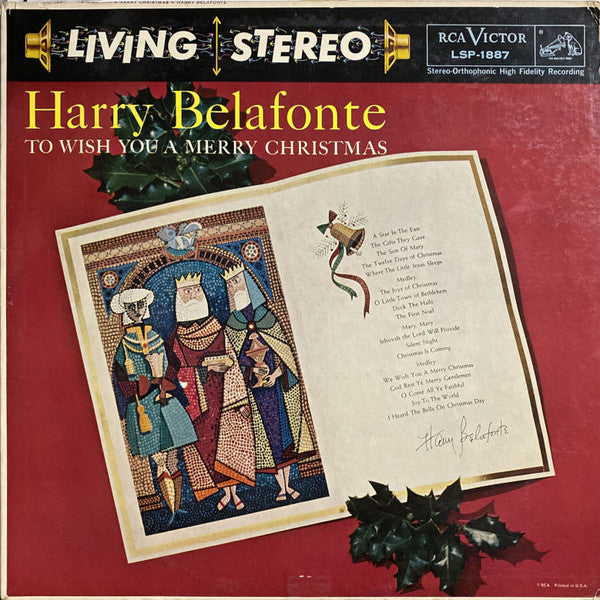 Harry Belafonte - To Wish You A Merry Christmas LP