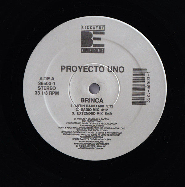 Proyecto Uno – Brinca 12"