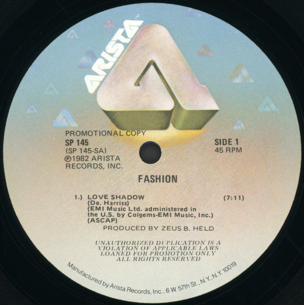 Fashion – Love Shadow 12"