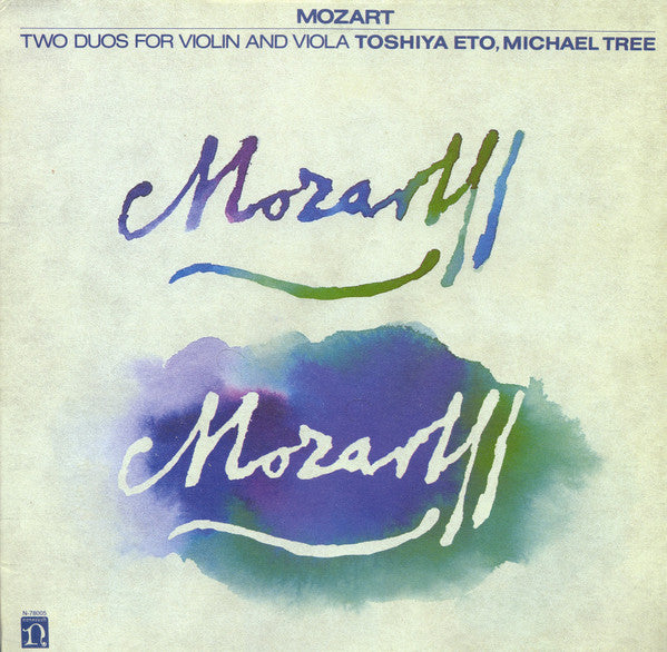 Mozart / Toshiya Eto, Michael Tree - Two Duos for Violin and Viola LP