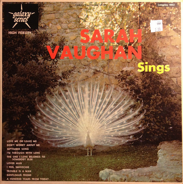 Sarah Vaughan – Sarah Vaughan Sings LP