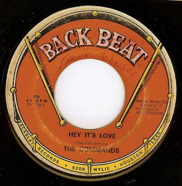 The Commands – No Time For You / Hey It's Love 7"