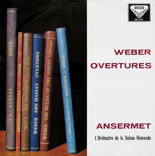 Weber, Ansermet / L'Orchestre De La Suisse Romande – Overtures LP