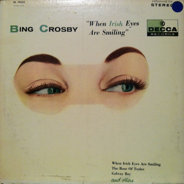 Bing Crosby – When Irish Eyes Are Smiling LP