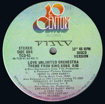 Love Unlimited Orchestra – Theme From King Kong 12"