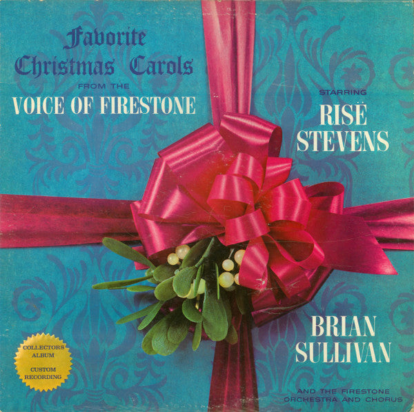Various - Favorite Christmas Carols From The Voice Of Firestone LP