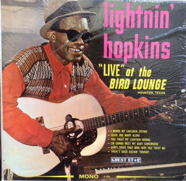 Lightnin' Hopkins – "Live" At The Bird Lounge LP