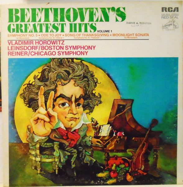 Beethoven*, Vladimir Horowitz, Leinsdorf*, Reiner*, Boston Symphony*, Chicago Symphony* – Beethoven's Greatest Hits Volume 1 LP