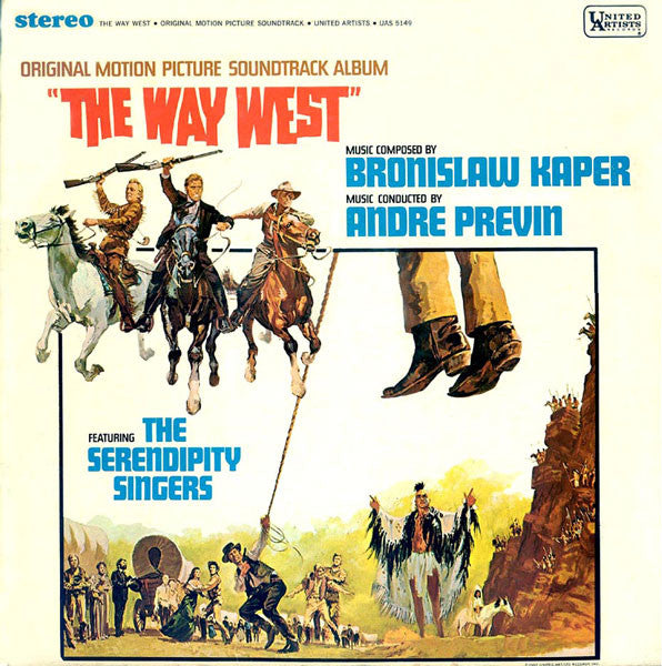 Bronislaw Kaper / Andre Previn – The Way West - Original Motion Picture Soundtrack LP