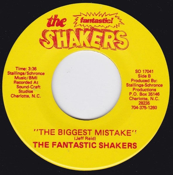 The Fantastic Shakers – Somebody's Taken Your Place 7"